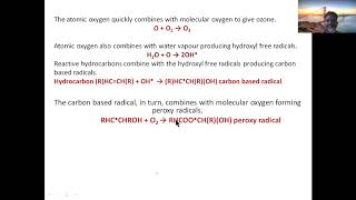 Mechanism of Photochemical smog [upl. by Tijnar]