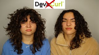 DEVACURL DAMAGE  TEXTURE CHANGE [upl. by Jem]