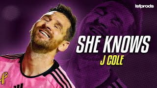 Lionel Messi ► SHE KNOWS • ft J Cole  Skills amp Goals 2024ᴴᴰ [upl. by Skippy896]