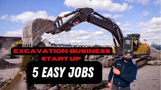 Excavation Business 5 Easy Jobs To Get Started excavation [upl. by Anallij550]