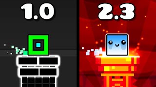 DASH в Каждой Версии Geometry Dash 10  23 [upl. by Kanor]