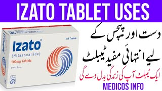 izato tablet nitazoxanide tablet uses nitazoxanide benefits side effects in urdu how to use Izato [upl. by Palmore559]