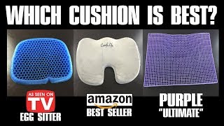 Cushion Challenge Egg Sitter vs Amazon Best Seller vs Purple [upl. by Kulda988]