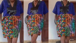 How to cut and sew short bubu gown style bubugown [upl. by Belsky]