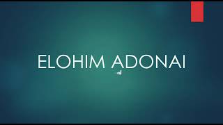 Official Lyrics Video  Elohim Adonai  JoelChrist [upl. by Swinton]