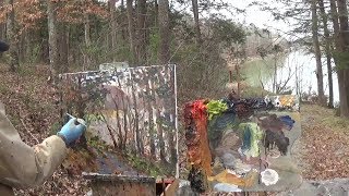 Kyle Buckland Beginner Plein Air Oil Painting Demonstration Art Lesson 7 [upl. by Ingrid]