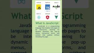 javascript introduction  what is javascript  javascript javascript frontenddevelopment [upl. by Nnylarej]