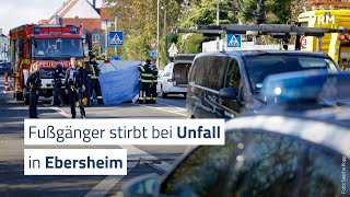 Fußgänger stirbt bei Unfall in MainzEbersheim [upl. by Hernando]