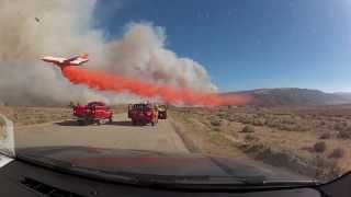 Exhilarating DC10 Firefighter Plane Pulls Off Incredible Maneuver In Silverado Canyon 9122014 [upl. by Lleryt167]