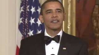 Kennedy Center Honors  Obama on Springsteen Im the president but hes The Boss NECN [upl. by Prendergast]