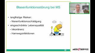 Neurogene Blasenfunktionsstörungen bei Multipler Sklerose  ProfDrmed Pannek  Webinar [upl. by Lrem]