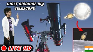 Saturn Occultation Moon Watch Live From India Through Telescope Oct 2024 [upl. by Jaquelyn205]