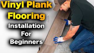 How To Install Vinyl Plank Flooring  Lifeproof Over Concrete [upl. by Selrahcnhoj]