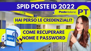 Come recuperare password SPID di Poste italiane [upl. by Ati]