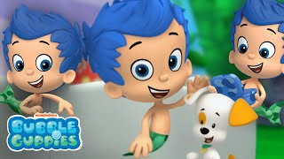 Gil Meets Bubble Puppy For The First Time 🐶 Full Scene for Kids  Bubble Guppies [upl. by Duaner]