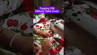 Topping 116 Oblong Table Cover sewingprojectsforbeginners simplesewingpatternsforbeginners [upl. by Airotahs]