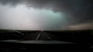 GoPro timelapse of wedge tornadogenesis in western KS on May 22 2016 [upl. by Dallon]