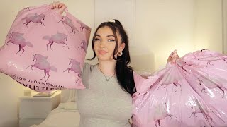 new in prettylittlething haul autumnwinter vibes🛍️ pink friday sale [upl. by Thalia]