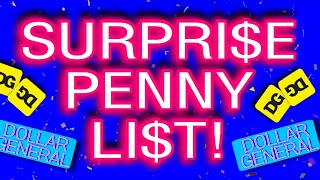 SURPRISE PENNY LIST DOLLAR GENERAL [upl. by Powell]