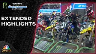 Supercross 2024 EXTENDED HIGHLIGHTS Round 6 in Glendale  21024  Motorsports on NBC [upl. by Drarehs411]