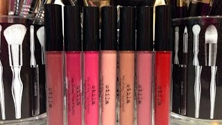 Stila Stay All Day Liquid Lipstick Try On [upl. by Rebeka]