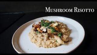 Mushroom Risotto  Step by step recipe  without cream  버섯 리조또 레시피 [upl. by Orestes304]