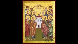 Divine Liturgy for 6th Sunday after Pentecost Synaxis of the 12 Apostles June 30 2024 [upl. by Ynnam]