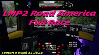 iRacing LMP2 Race at Road America P5 Top Split [upl. by Aihsiek]