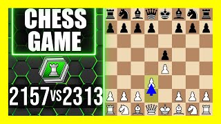 Kings Pawn Game Leonardis Variation Engaging Chess Game Watch and Learn [upl. by Uhthna]