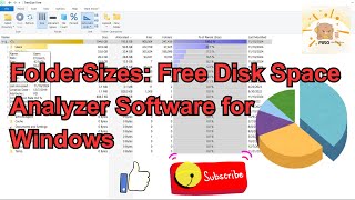 FOLDERSIZES FREE DISK SPACE ANALYZER SOFTWARE FOR WINDOWS FREE SOFTWARE [upl. by Blaire148]