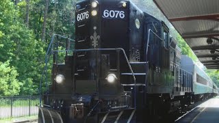 Railfanning the Adirondack Scenic Railroad [upl. by Avilla]