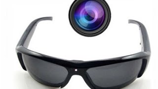 Video Test of the Excelvan 720p Camera Sunglasses [upl. by Nevram201]