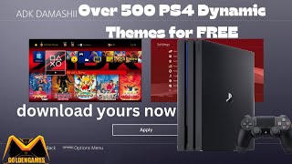 Over 500 PS4 Dynamic Themes for FREE in 2024 download yours now [upl. by Aehsat673]