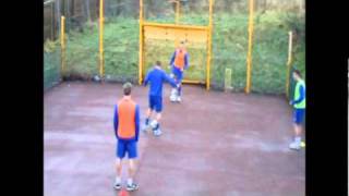 RECEIVING THE BALL DRILL  Middle man work  half turn and pass [upl. by Biancha]