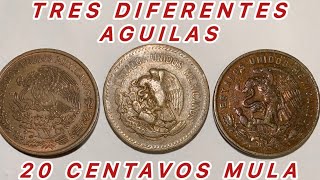 20 CENTAVOS MEXICANOS TEOTIHUACAN MULA [upl. by Pliam167]