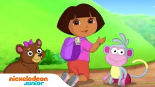 Dora lExploratrice  La maison des ours  NICKELODEON JUNIOR [upl. by Darken]