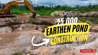 25000 Capacity Earthen Pond Construction for Catfish in Rivers State catfishfarm fish [upl. by Nesline]