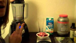 Healthy Strawberry  Blueberry Breakfast Smoothie [upl. by Sanfo]