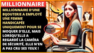 UNE MILLIONNAIRE HUMILE UNE FEMME HANDICAPÉE MAIS CE QUE ELLE VOIT APRÈS LES CHOCS TOUT LE MONDE [upl. by Eerej]