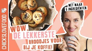 KOFFIEBROODJES ZELF MAKEN  CHICKSLOVEFOOD [upl. by Niwrek]