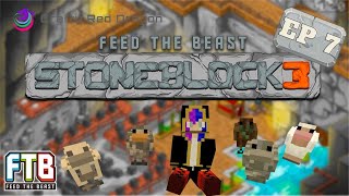 Chickens Part 2 Stoneblock 3 Bedrock Edition Ep 7 [upl. by Fast]