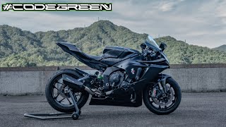 YAMAHA YZFR1 WEAPONIZED EXHAUST amp SUSPENSION  CODEGREEN  ARMYTRIX [upl. by Annauj873]