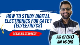 🔥How to Study Digital Electronics for GATE  ECEEINCS  PrepFusion [upl. by Dorita]