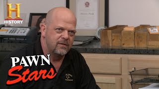 Pawn Stars Rick Gets Owned  History [upl. by Chatav]