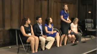 2012 ACM Student Symposium  Group 4 Panel Discussion [upl. by Ainorev]