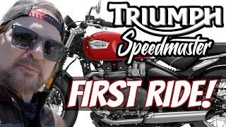 TRIUMPH SPEEDMASTER FIRST RIDE [upl. by Renckens354]