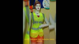 Orange Reflective Safety Vest Jacket  Available on IndiaMART [upl. by Benedick]