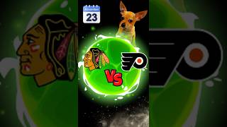 Chicago Blackhawks 🆚 Philadelphia Flyers  Butters’ NHL PREDICTION shorts [upl. by Sitruk163]