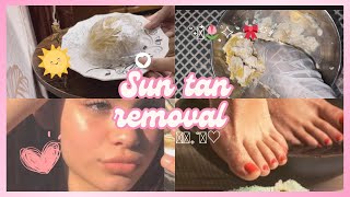 Sun Tan Removal At Home  Easy and Effective Remedy Old age Method  Sun tan Removal Dough [upl. by Wilbur]