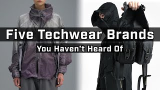 Top 5 Alternative Techwear Brands Ep 6 [upl. by Saree]